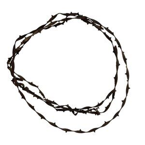 Rustic Vintage Barbed Wire Wreath Garland - 3 Loops - Industrial Farmhouse Count
